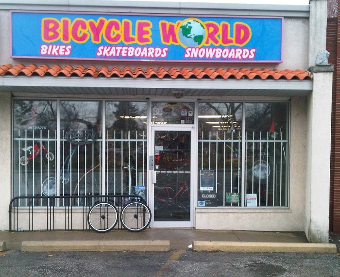 Bicycle World Storefront