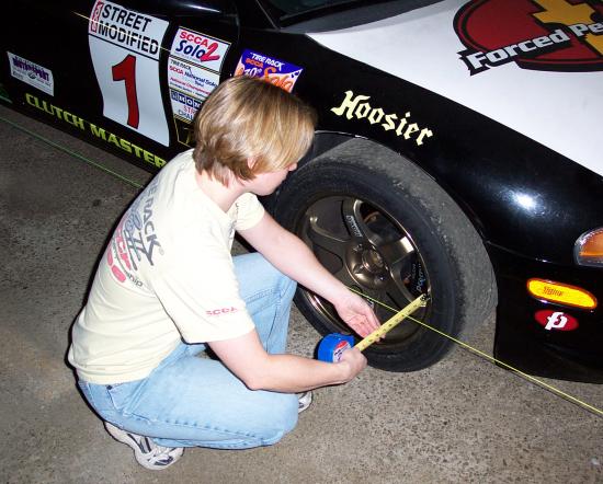 DIY Alignment Rack In Use