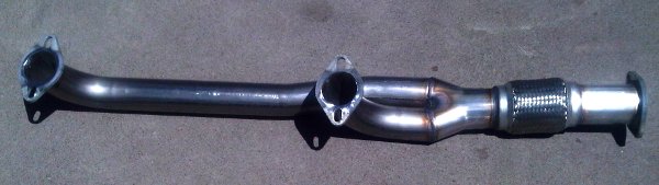 IPS Shorty Downpipe Before Coating