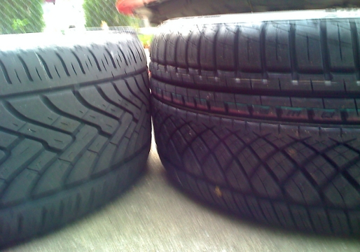 Tire width comparison